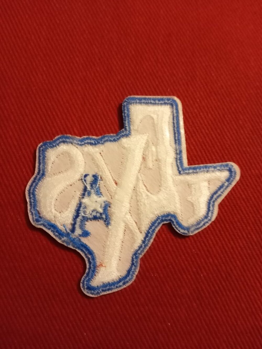 die cut Texas embroidered patch - Picture 2 of 2
